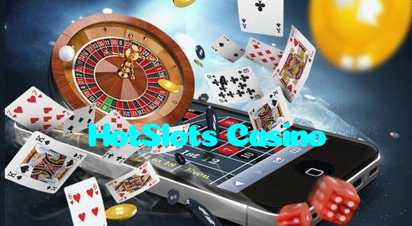 HotSlots Casino casino presented on mobile device in Pakistan with slots and live games